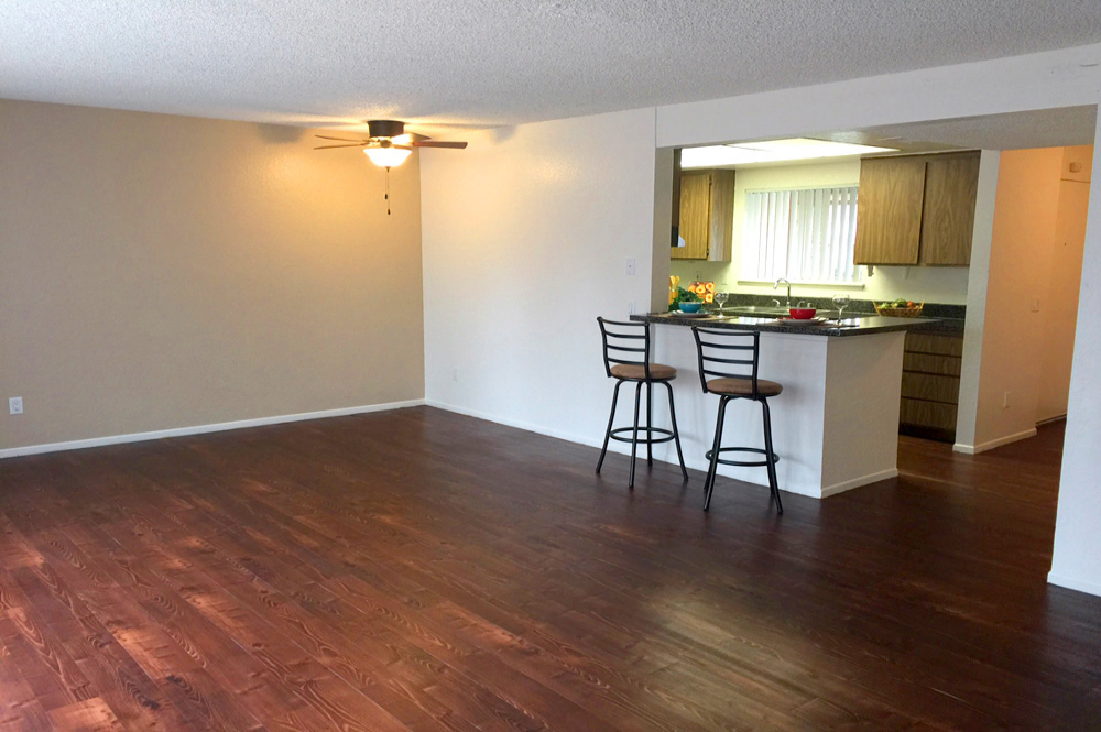 Take a tour today and view 2 bed 2 bath resurfaced counters 14 for yourself at the Cinnamon Creek Apartments